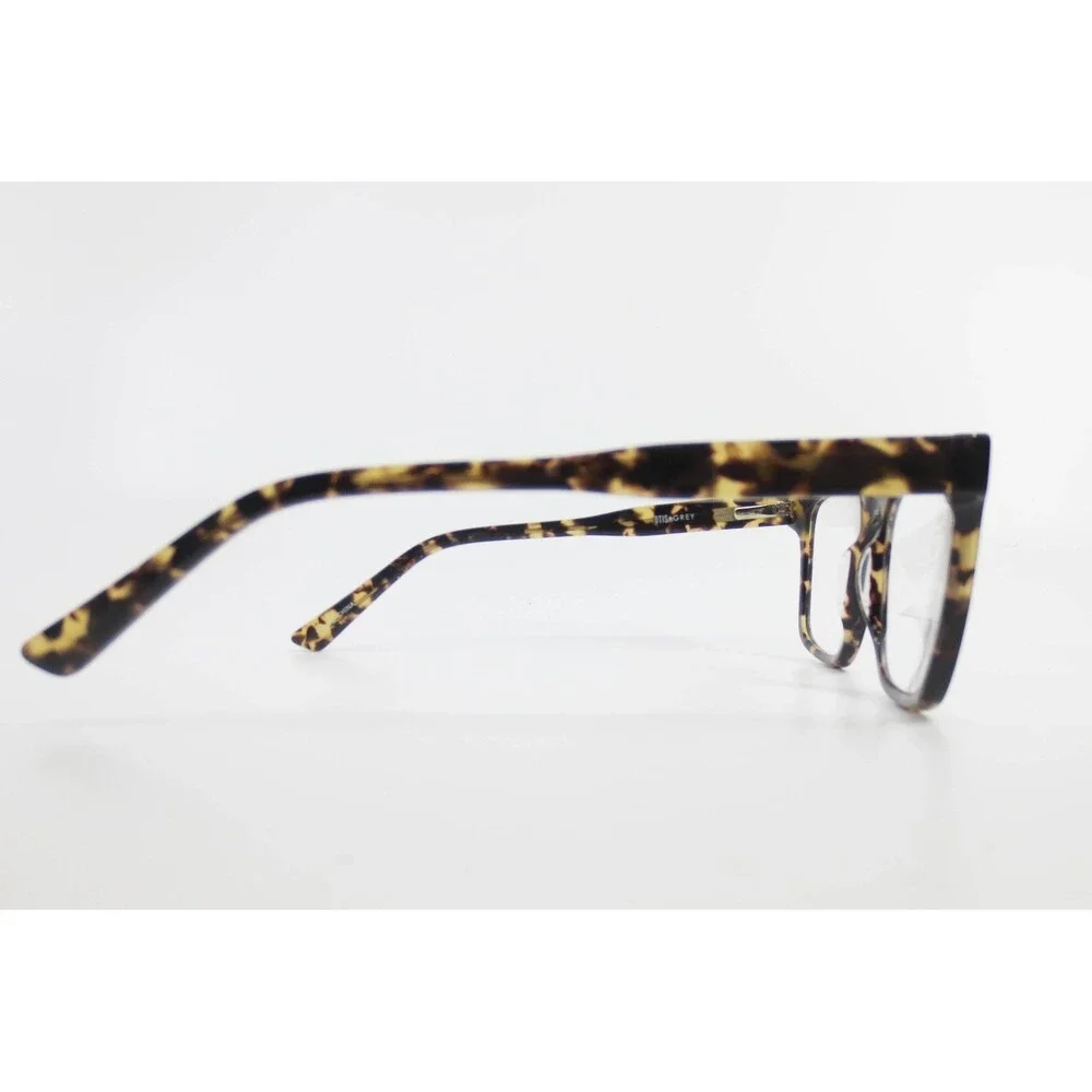 Otis + Grey OG 202119 Tokyo Tort Eyeglasses Square Tortoise Frames 53-19-145